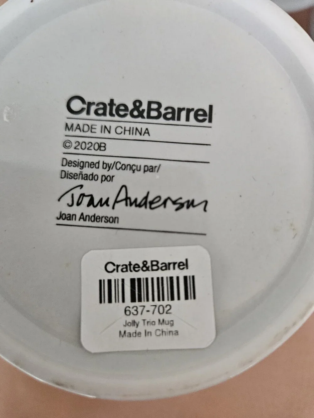 Crate&Barrel Penguin Jolly Trio Mugs